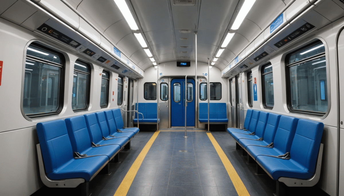 découvrez en exclusivité la première rame de la ligne c du métro de toulouse, avec une analyse détaillée des sièges, du design intérieur et du système de climatisation.
